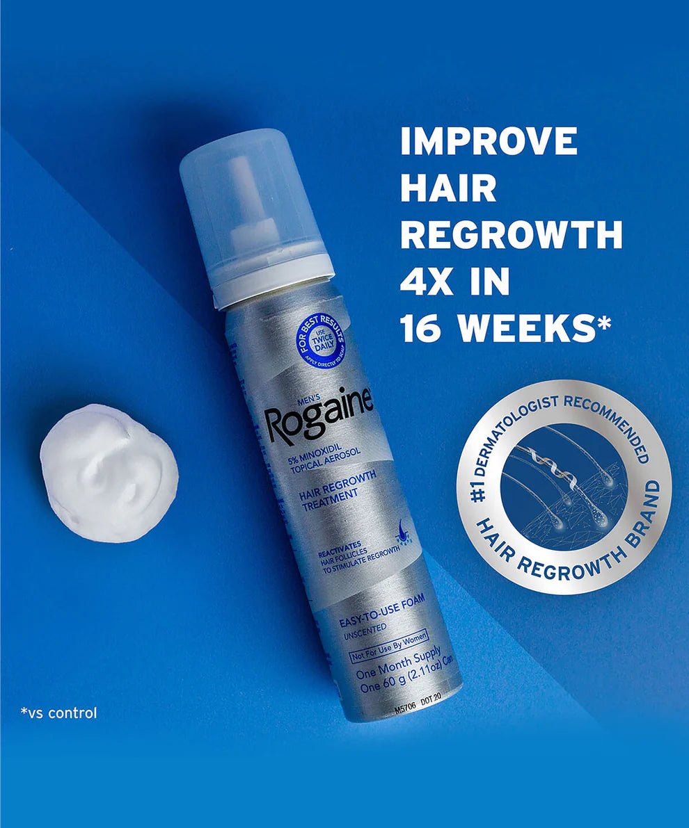 Men's 5% Minoxidil Unscented Foam (Original)